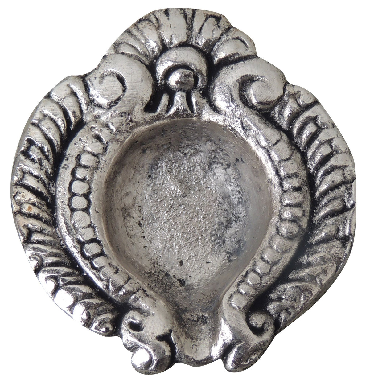 Aluminium Showpiece Shank Deepak, Oil Lamp - 2.4*2.6*0.5 Inch (AS268 G)