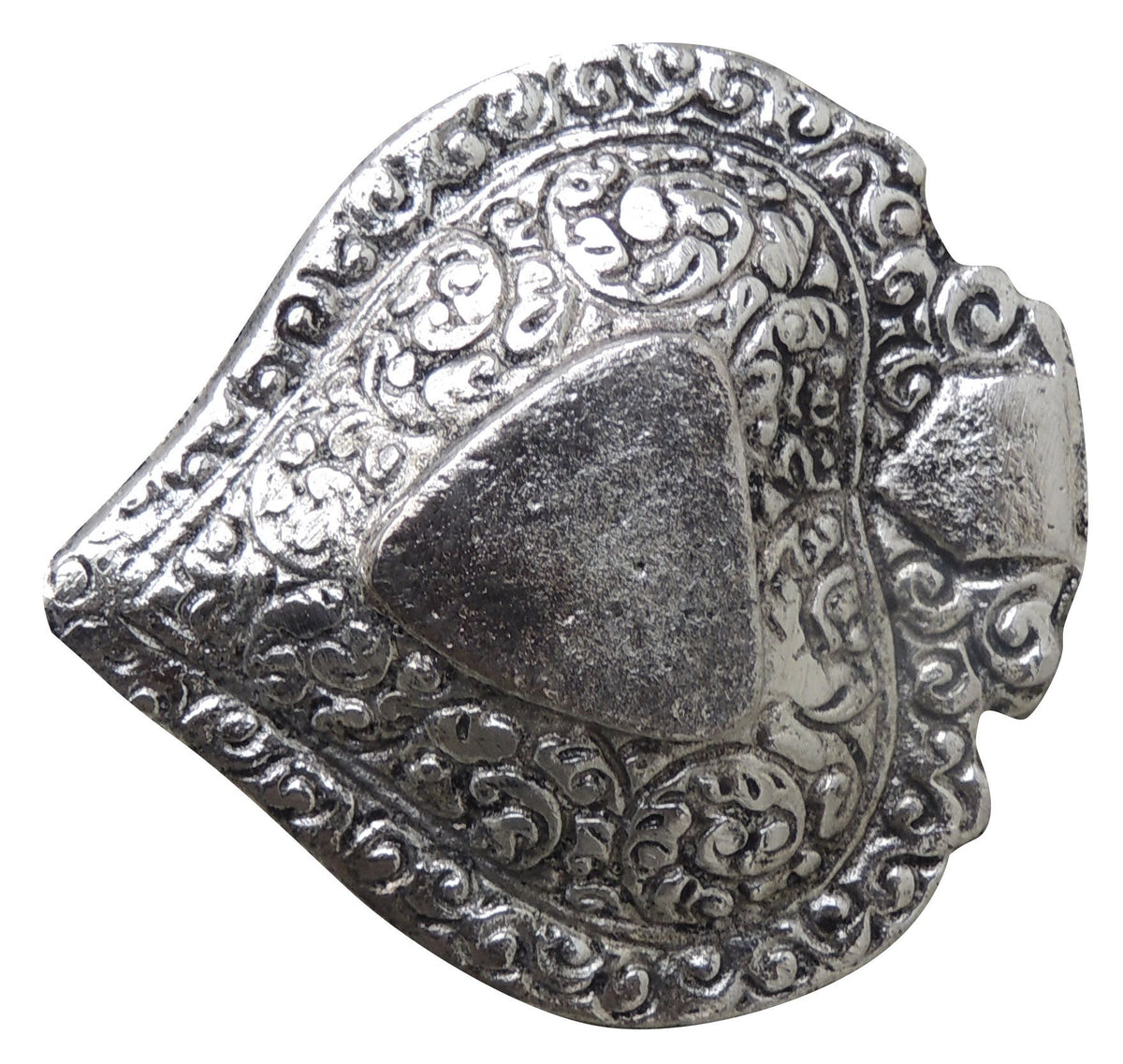 Aluminium Showpiece Heart Shape Deepak, Oil Lamp - 2.3*2.4*0.5 Inch (AS268 H)