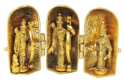 Showpiece Ram Darbar Statue - 8.5*1.5*5.3 inch (AS276 G)