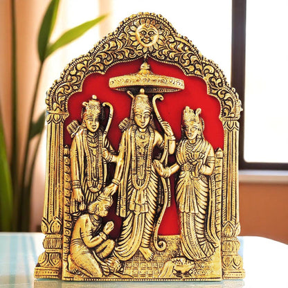 Aluminium Wall Hanging Showpiece Ramdarbar - 6.5*0.5*9 inch (AS285 G)