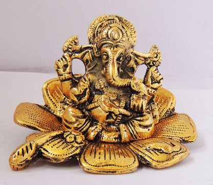 Showpiece Gudal Ganesh - 4.8*5*3 inch (AS288 G)