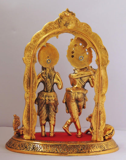 Showpiece Radha Krishna Statue - 10.5*6.5*12.5 inch (AS292 G)