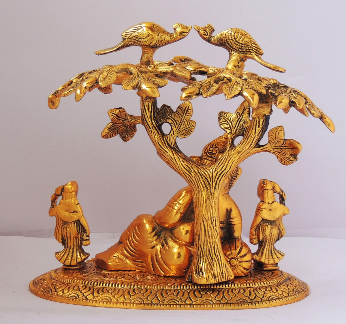 Showpiece Ganesh Tree - 8.5*5.5*8.2 inch (AS295 G)