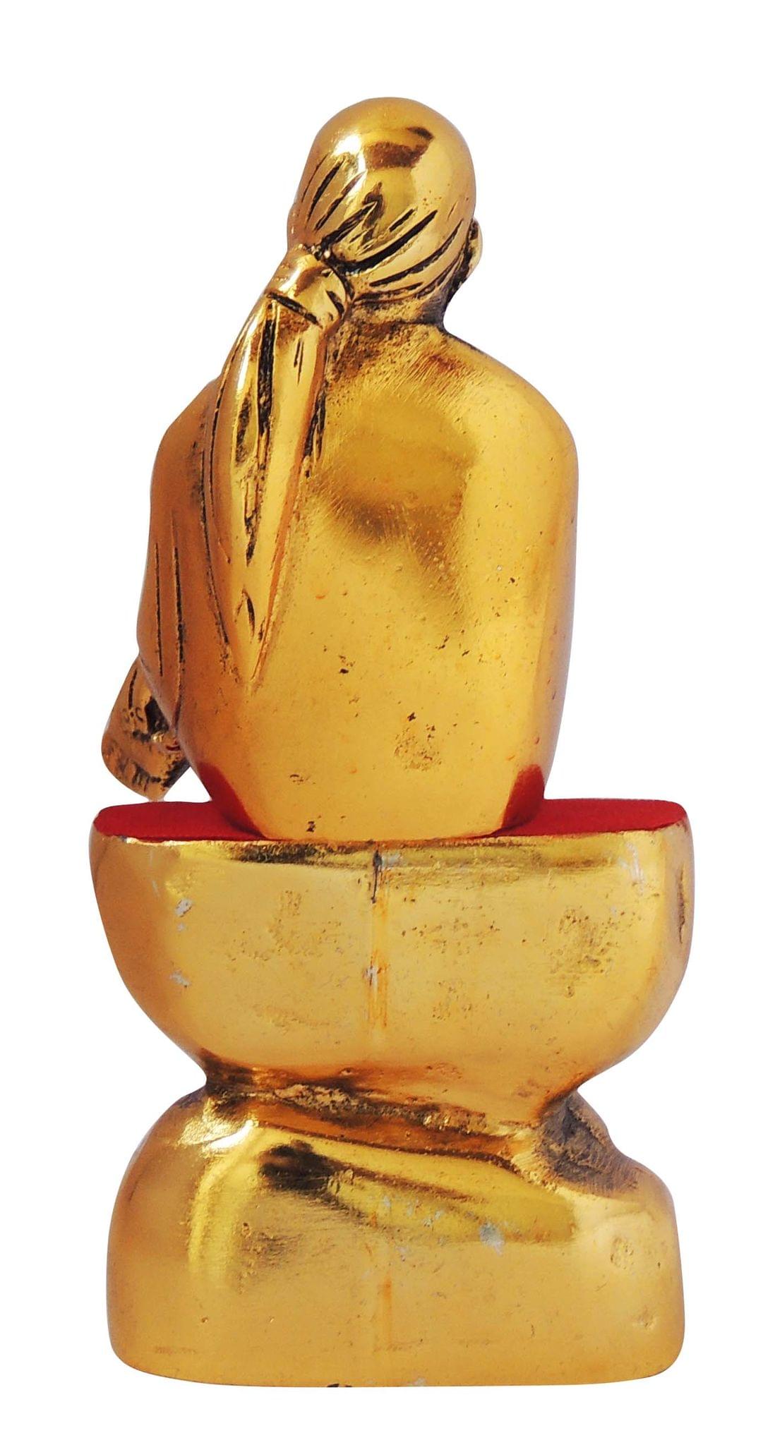Showpiece Sai Baba Statue- 3.9*2.5*6.8 inch (AS300 G)