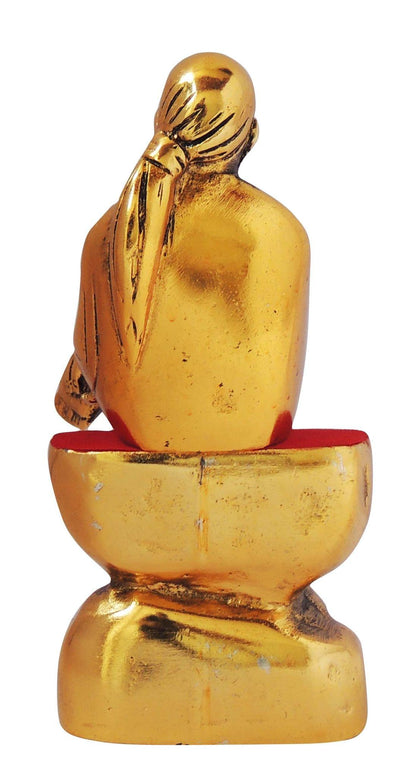 Showpiece Sai Baba Statue- 3.9*2.5*6.8 inch (AS300 G)