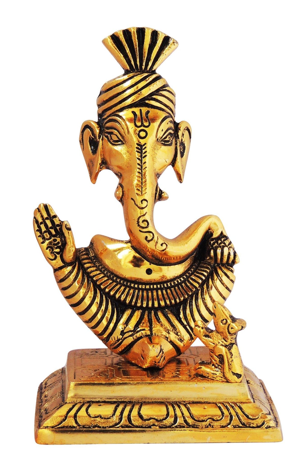 Showpiece Pagadi Ganesh - 3.8*2.5*6 inch (AS301 G)