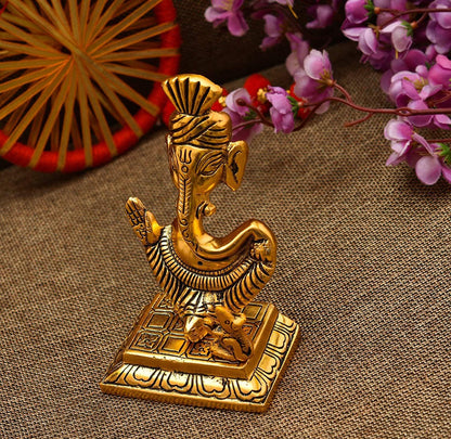 Showpiece Pagadi Ganesh - 3.8*2.5*6 inch (AS301 G)
