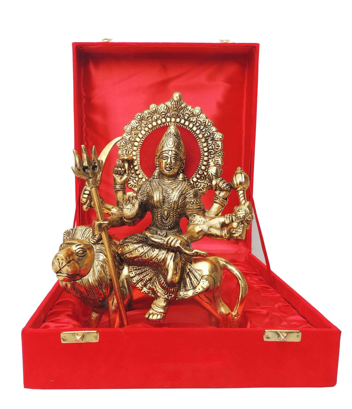 Showpiece Durga Ji Statue God Idol - 8*3.5*10 inch (AS358 G)