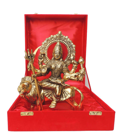 Showpiece Durga Ji Statue God Idol - 8*3.5*10 inch (AS358 G)