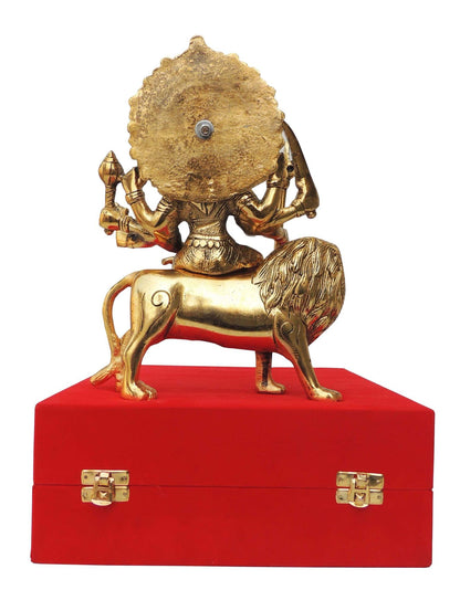 Showpiece Durga Ji Statue God Idol - 8*3.5*10 inch (AS358 G)