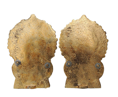 Showpiece Aluminium Ganesh Ji - 4.6*2.3*7 inch (AS361 G)