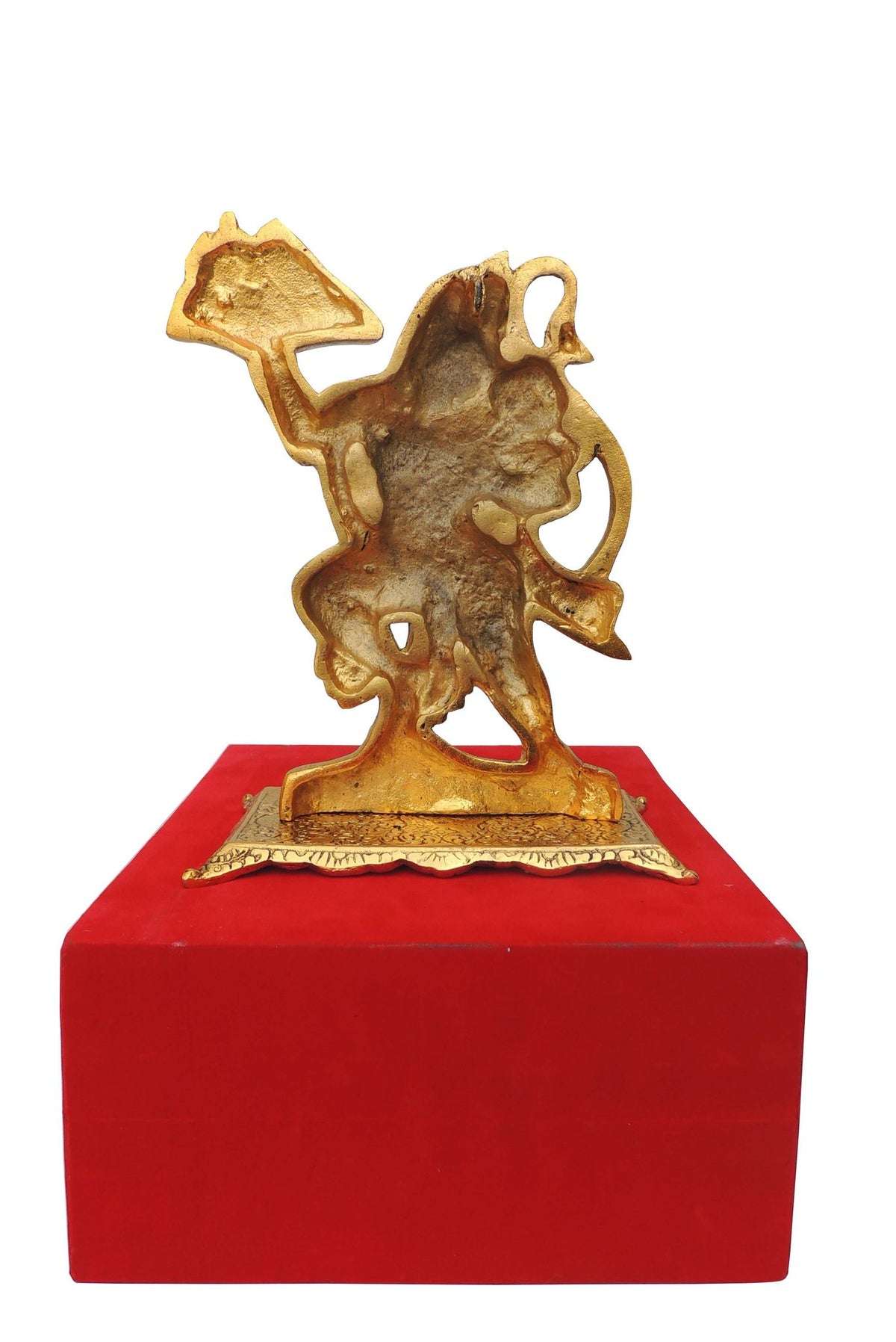 Aluminium Showpiece Hanuman Ji, God Idol Statue - 8.8*4.7*10.8 Inch (AS362 G)