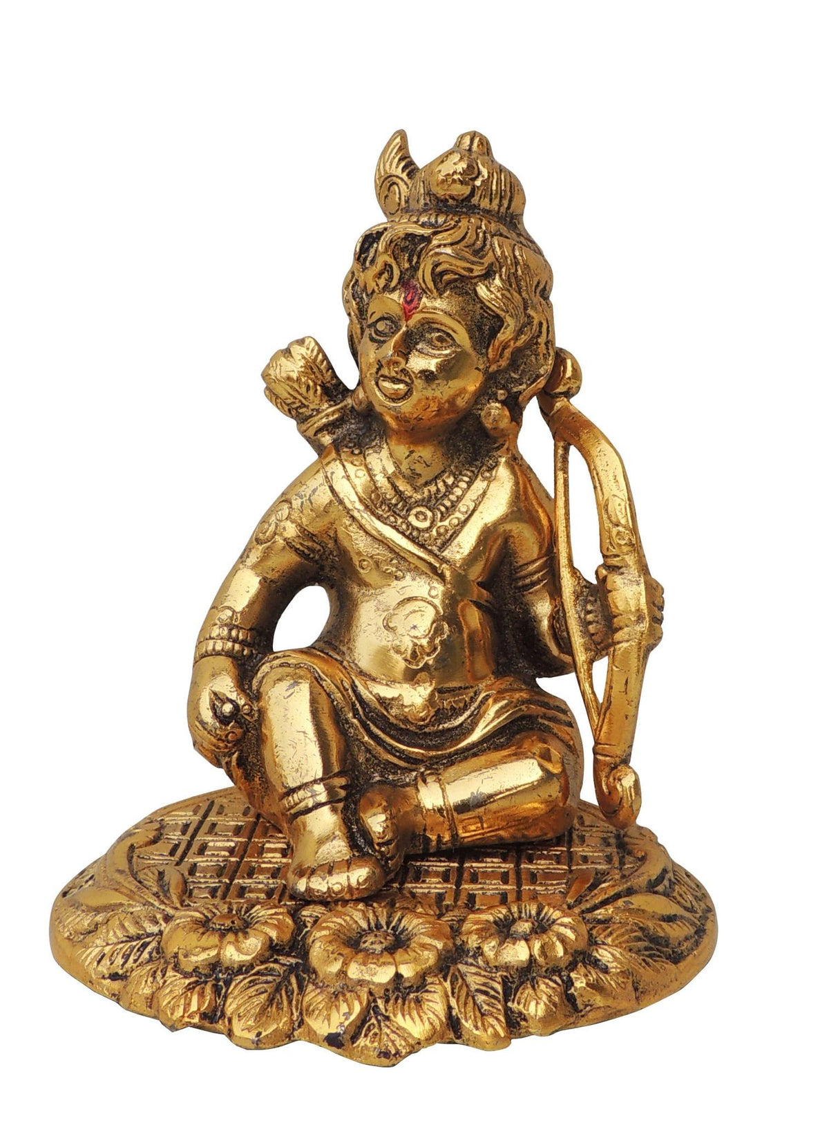 Showpiece Ramlala Statue - 4.3*4*5.3 inch (AS366 G)