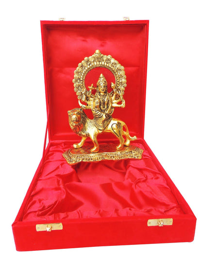 Showpiece Durga Ji Statue God Idol - 6.9*3.3*8.5 inch (AS375 G)