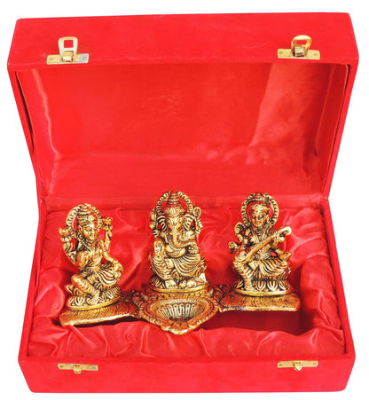 Showpiece Aluminium LGS Deepak - 8.2*4.5*4 inch (AS376 G)