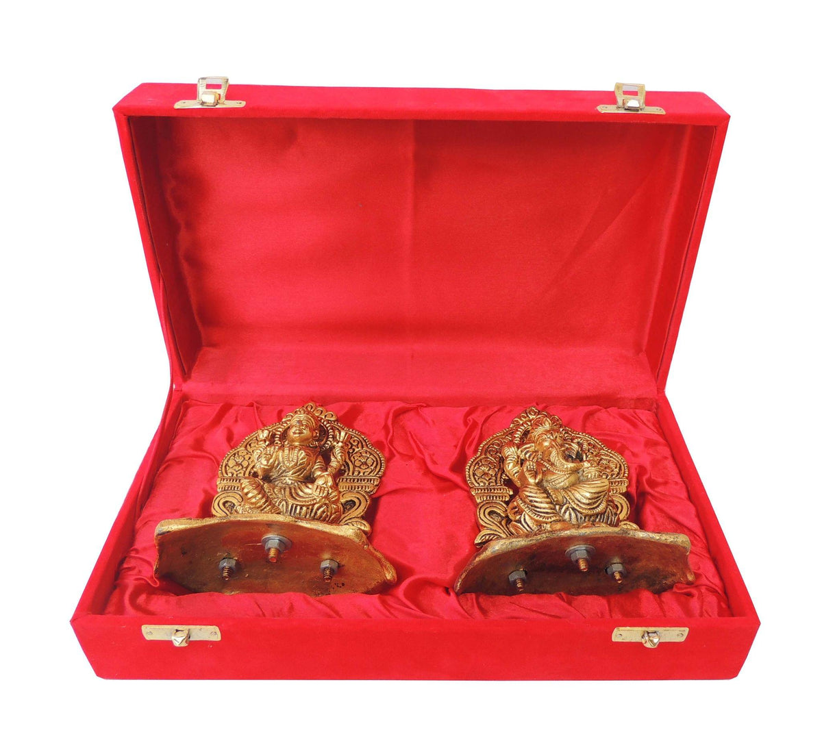 Showpiece Aluminium Ganesh JI - 4.2*3*4.8 inch (AS379 G)