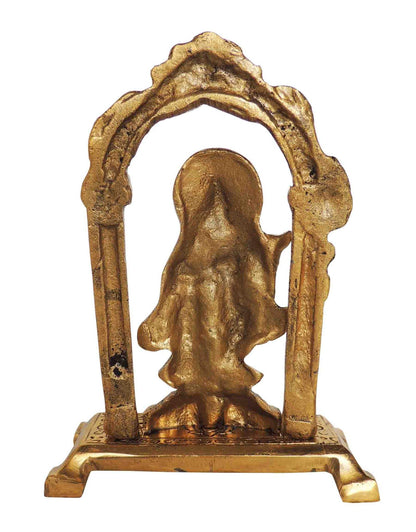 Aluminium Showpiece Radha Krisha Statue - 5.2*2.1*6.1 Inch (AS381 G)
