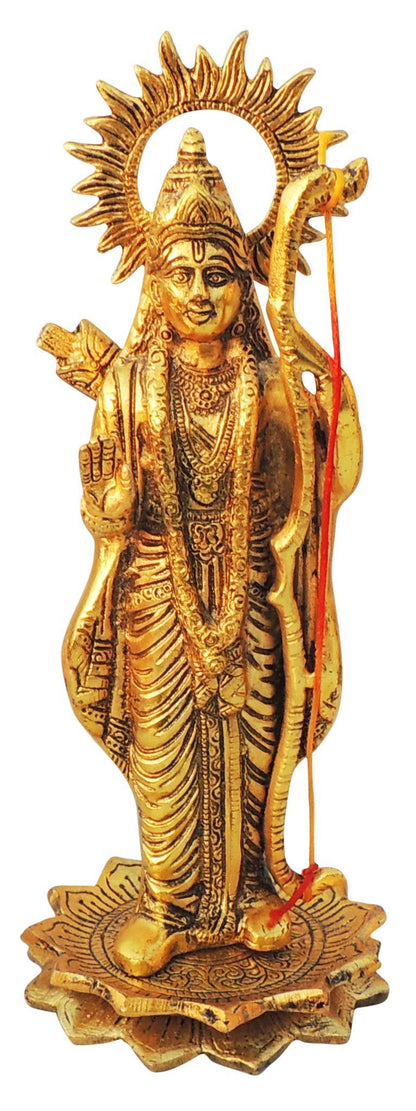 Aluminium Showpiece Ram Ji Statue - 5*5*12.2 Inch (AS430 G)