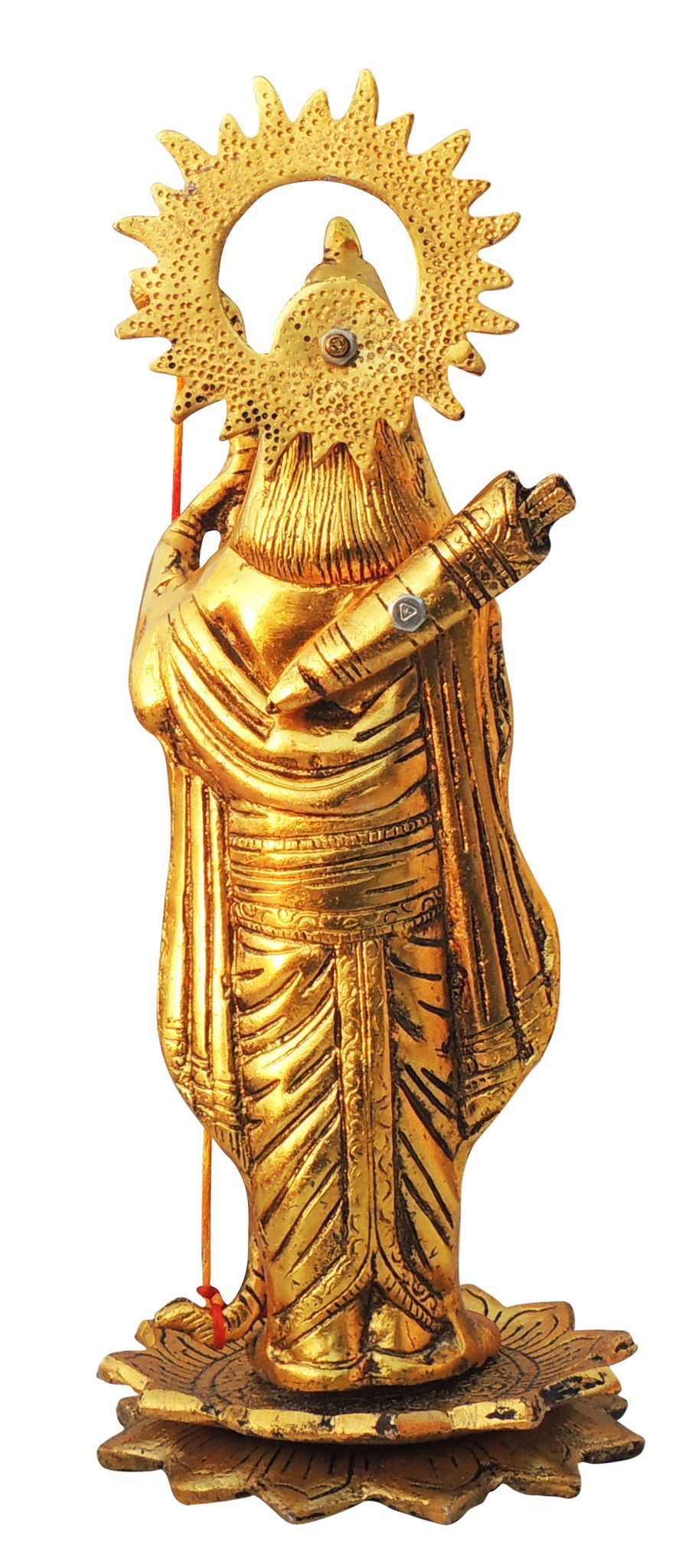 Aluminium Showpiece Ram Ji Statue - 5*5*12.2 Inch (AS430 G)