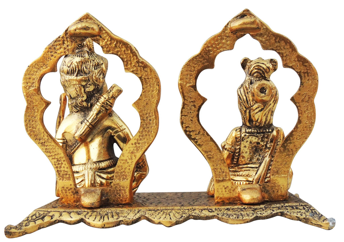Aluminium Showpiece Ram Shyam Statue - 8.2*5*6 Inch (AS431 G)