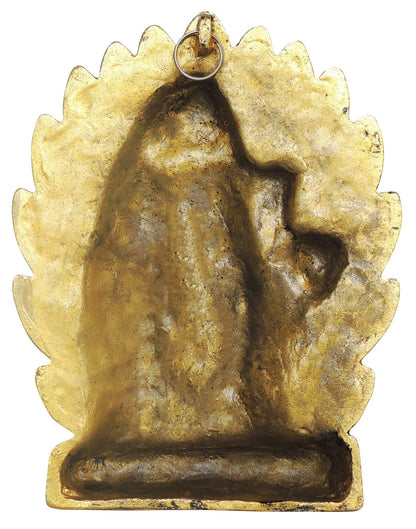 Aluminium Showpiece Wall Hanging Radha Krishna Statue - 7*1.2*9 Inch (AS451 G)