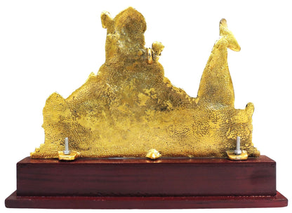 Aluminium Showpiece Ramji Ayodhya Mandir 12.5*2.5*9.3 Inch (AS470 A )