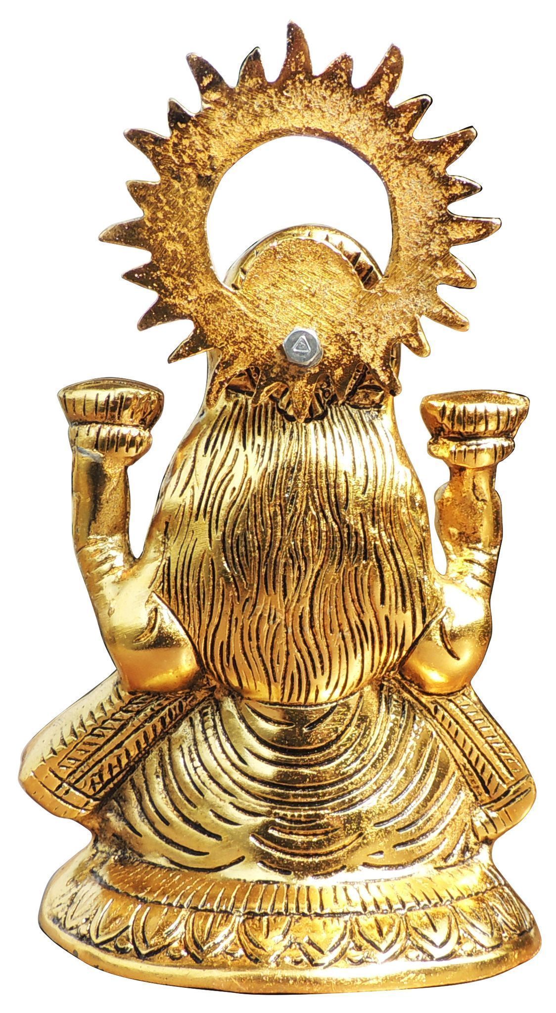 Aluminium Showpiece Ganesh Ji - 5*4*8.5 Inch (AS474 G)
