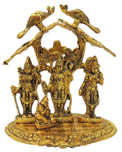 Aluminium Showpiece Ram Darbar - 6.5*5*6.5 Inch (AS476 A)