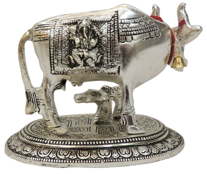 Aluminium Showpiece Cow - 5.5*4*4.2 Inch (AS480 S)