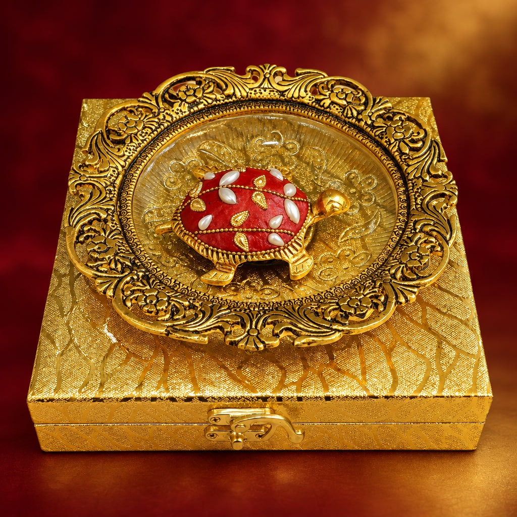 Aluminium Showpiece Plate - 6.5*6.5*1.5 Inch (AS513 G)