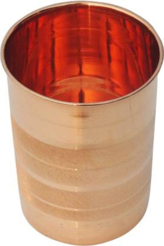 Pure Copper Glass 300 Ml  - 2.8*2.8*3.7 inch (BC104 A)