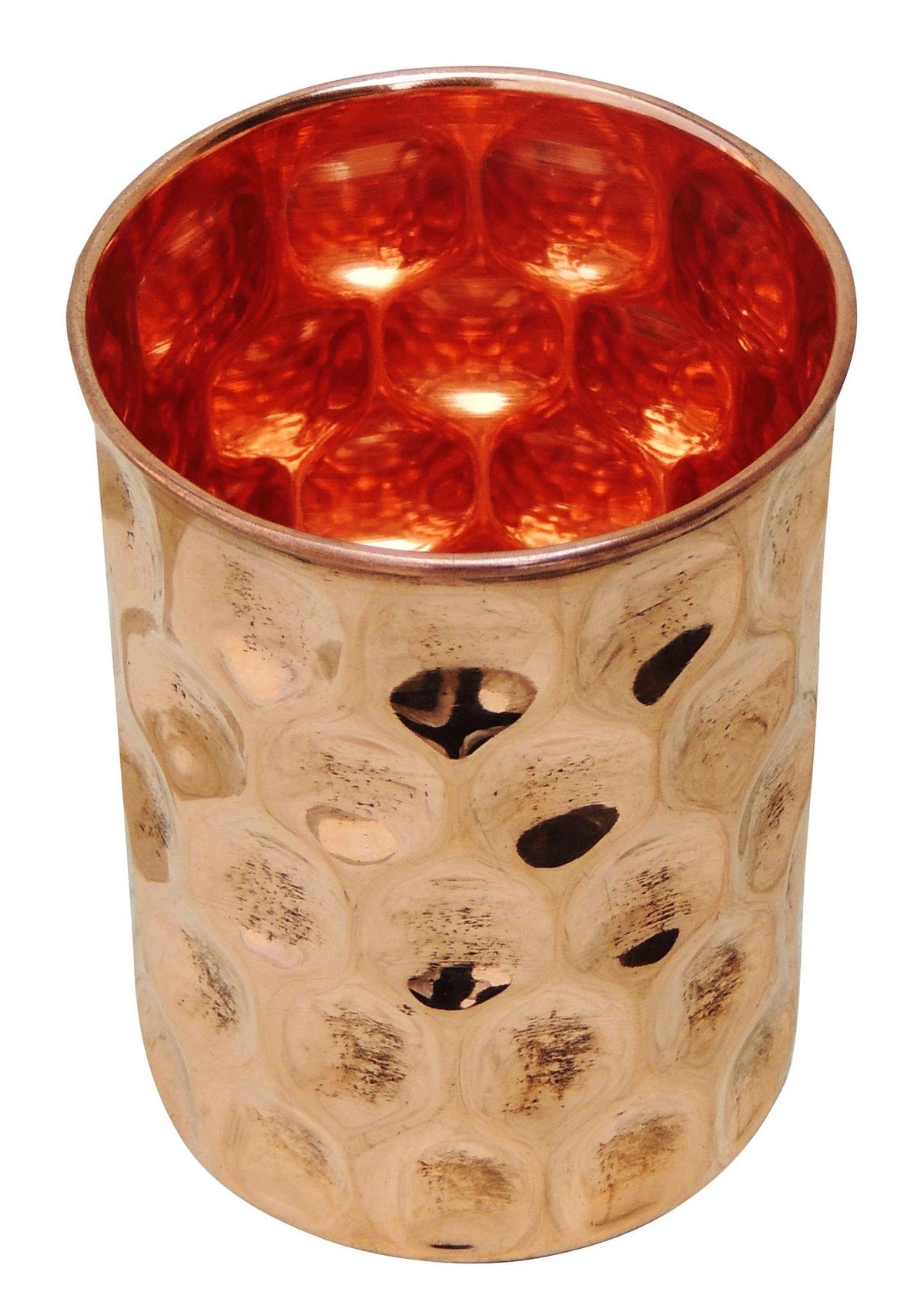 Pure Copper Glass 300 Ml - 2.8*2.8*3.7 inch (BC104 B)