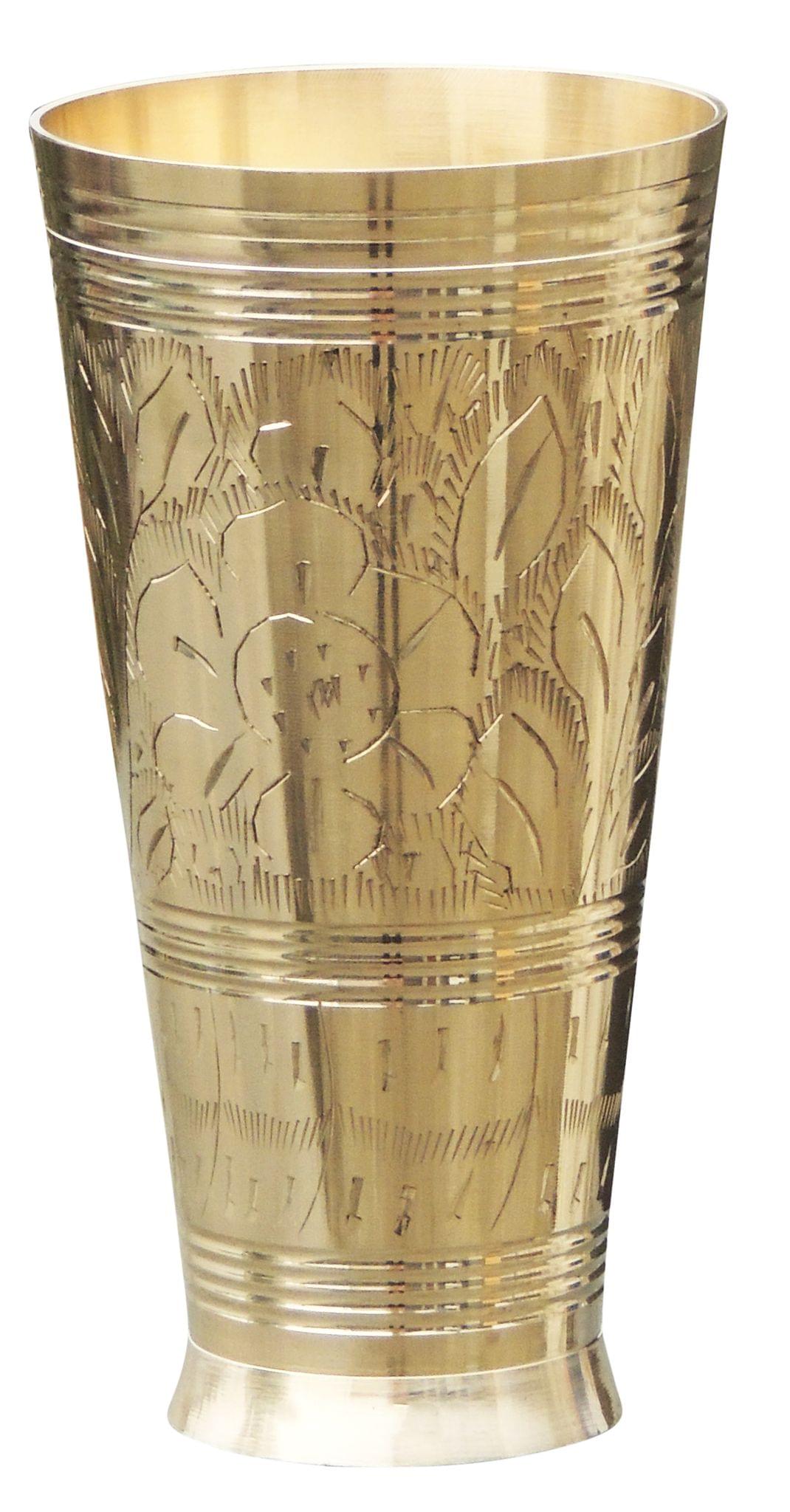 Lassi Glass Brass - 950 ml - 4.1*7.4*7.9 inch (BC113 F)