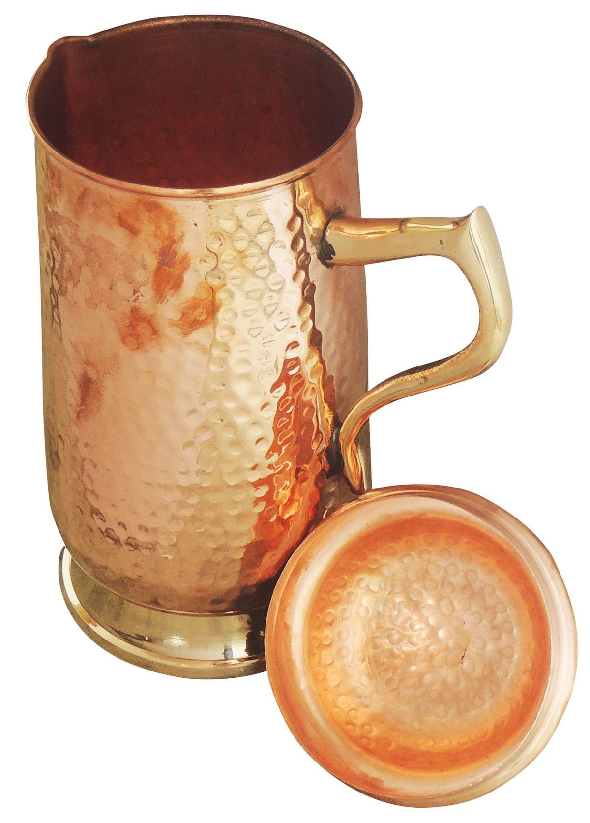 Pure Copper Jug 1.6 Liter - 4*4*11 inch (BC121 B)