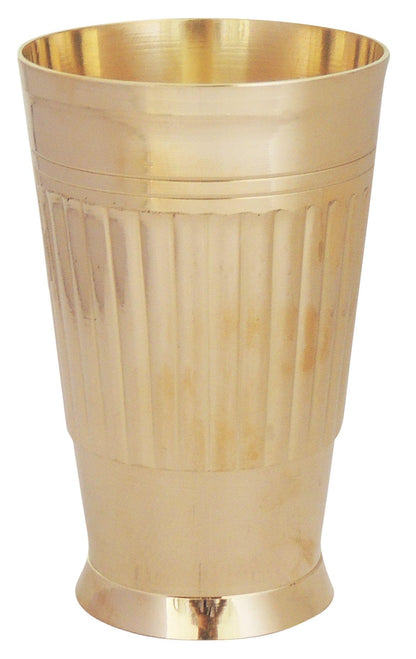 Brass Glass Salai No. 16 300 Ml - 2.9*2.9*4.6 inch (BC124 C)