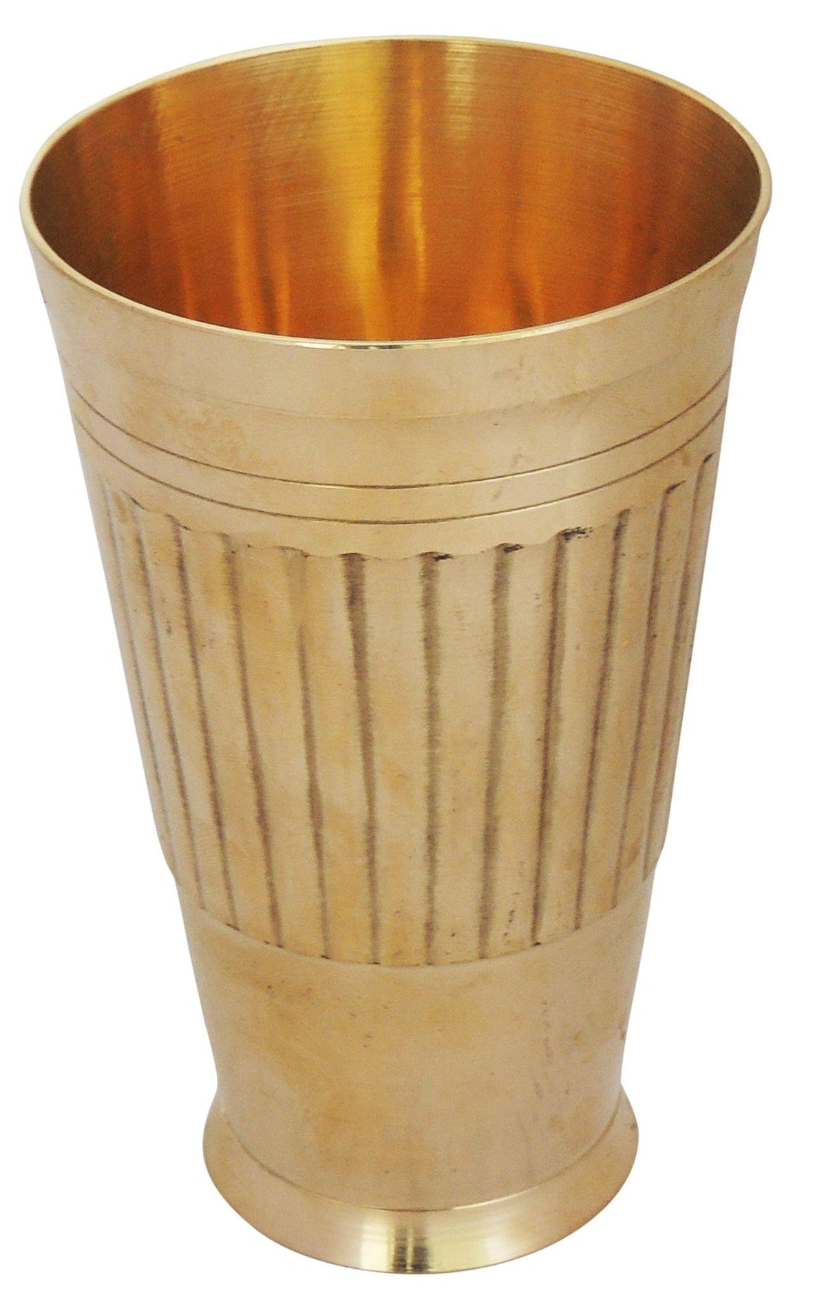 Brass Glass Salai No. 18 400 Ml - 3.3*3.5*5.3 inch (BC124 D)