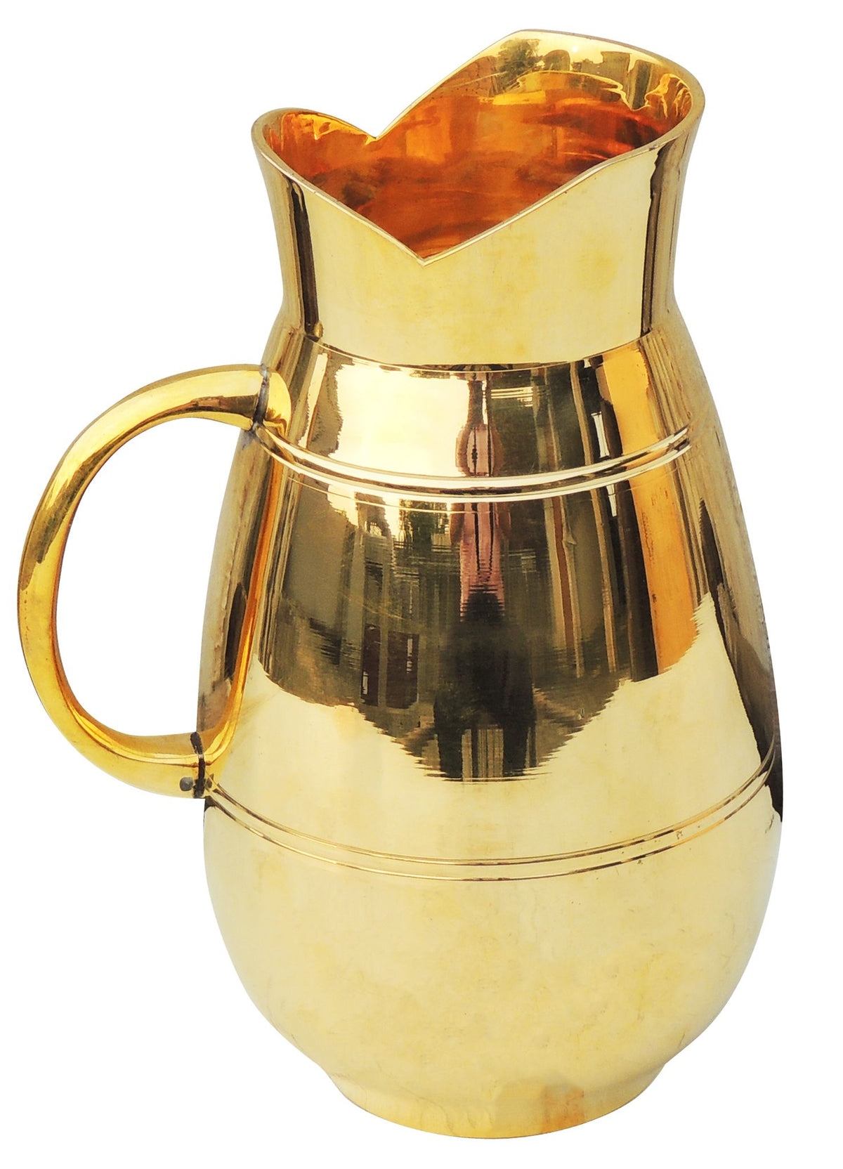 Brass Drinking Jug, Capacity : 1.65 Litre - 5*5*9 Inch (BC167 F)