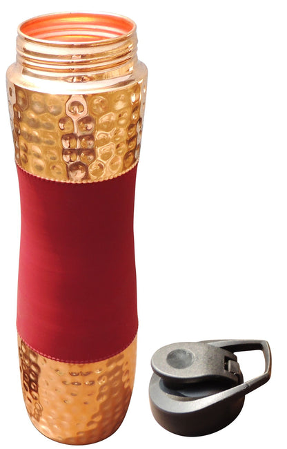 Copper Bottle Sipper Silk - 3*3*11.5 Inch (BC188 A)