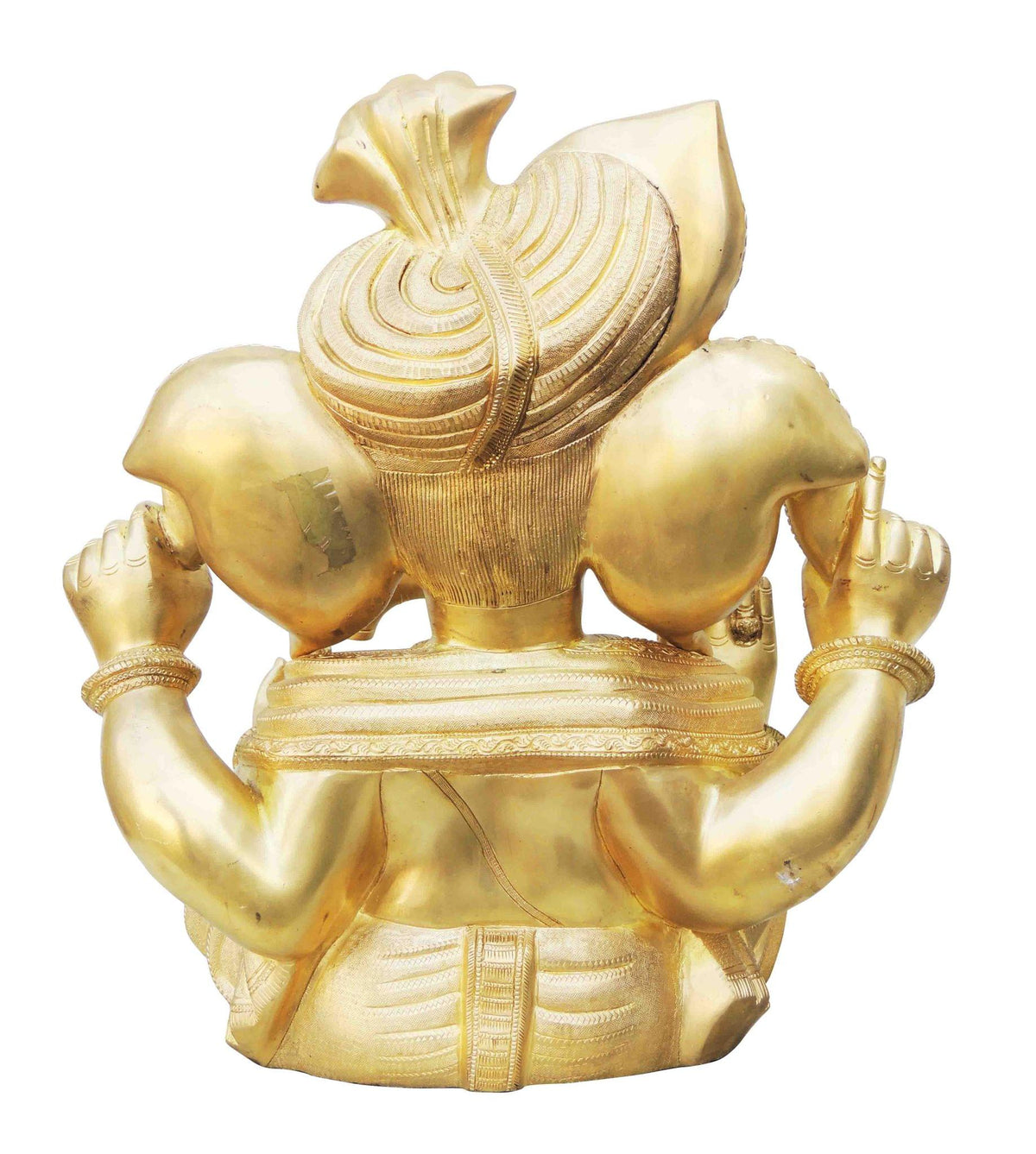 Brass Showpiece Ganesh Ji Statue - 15.5*8*17 Inch (BS001 B)