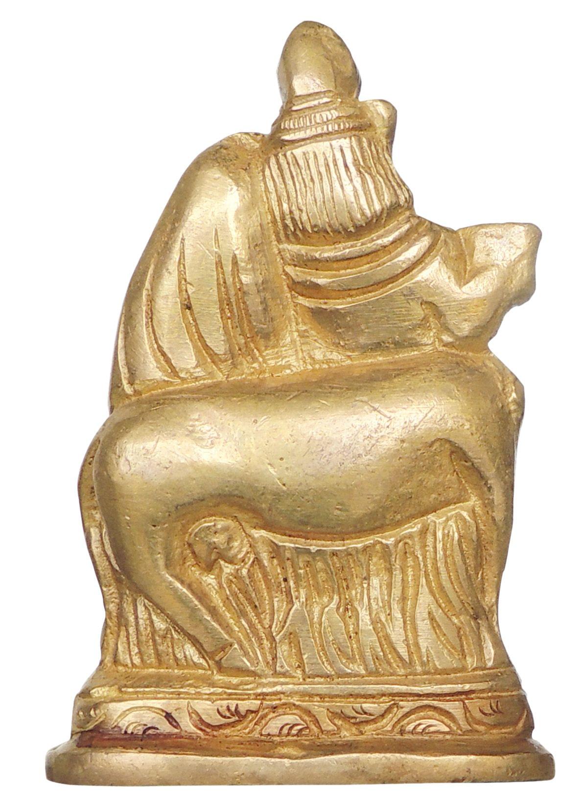 Brass Radha Krishna Cow-1.5*0.6*2.8 (BS026 B)