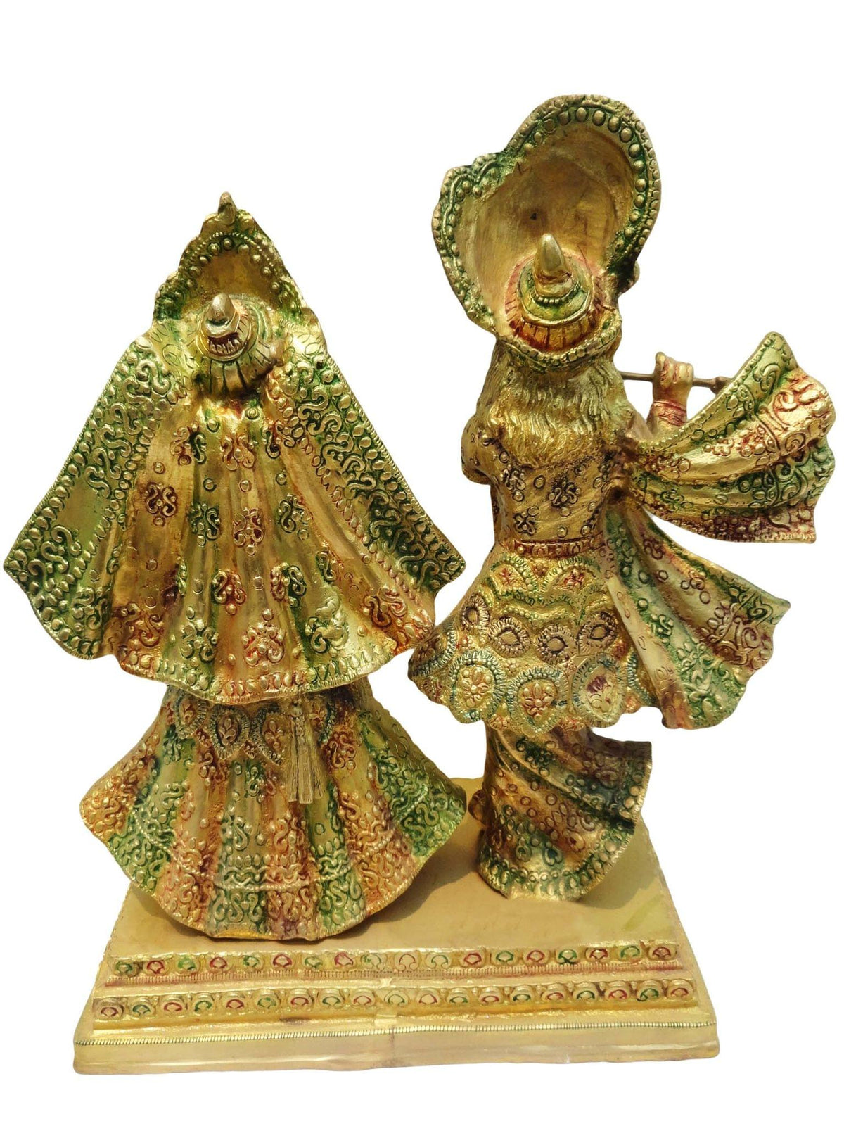Brass Radha Krishan Pair-13*7*17 (BS093)