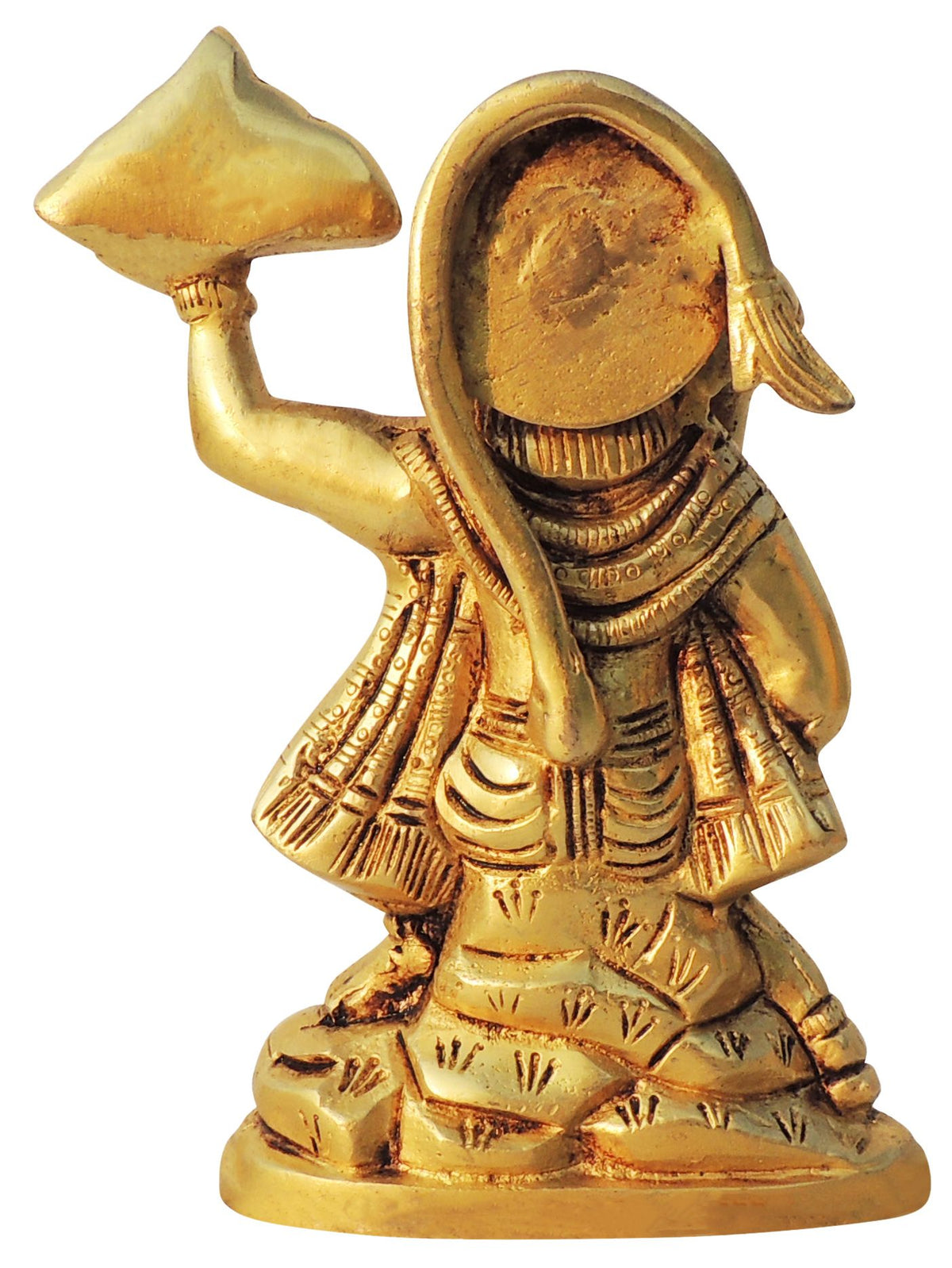 Brass Showpiece Hanuman Ji God Idol Statue - 4*1.5*6.5 Inch (BS1026 E)