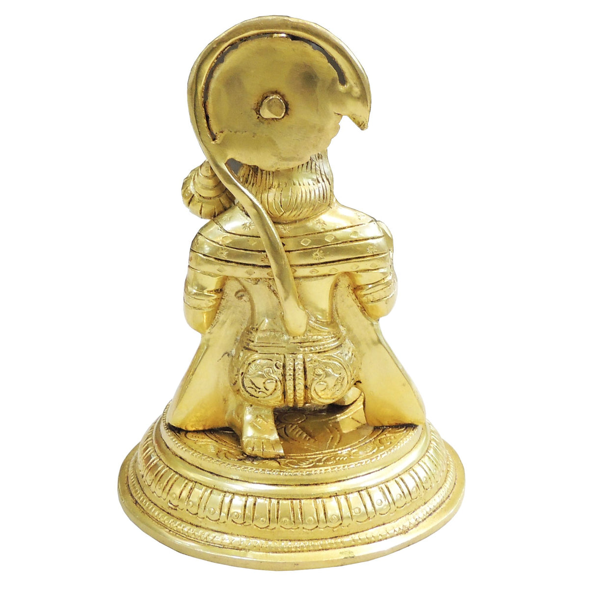 Brass Hanuman Ji Idol Statue - Religious God Showpiece - 5*5*7 Inch (BS1032 F)