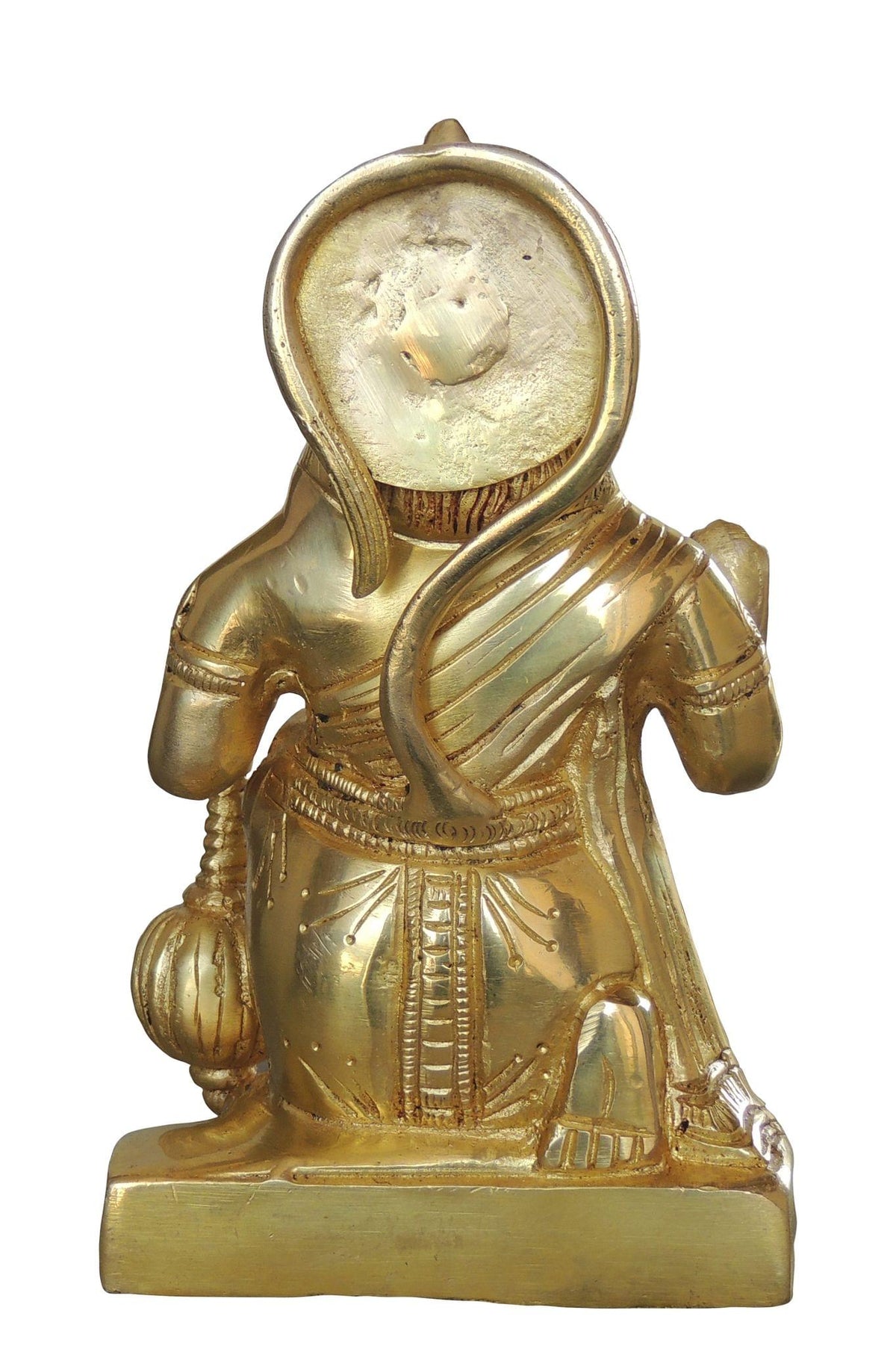 Brass Showpiece Hanuman Ji God Idol Statue  - 4.2*3*7 inch (BS1032 D)