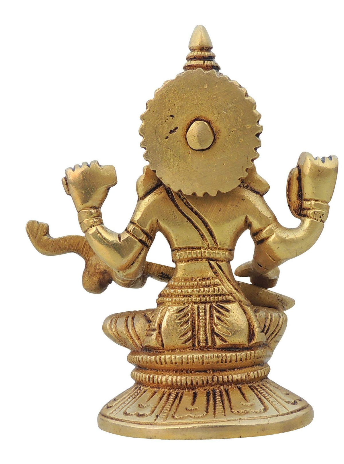 Brass Showpiece Saraswati Ji God Idol Statue  - 2.5*2*4.5 inch (BS1041 S)