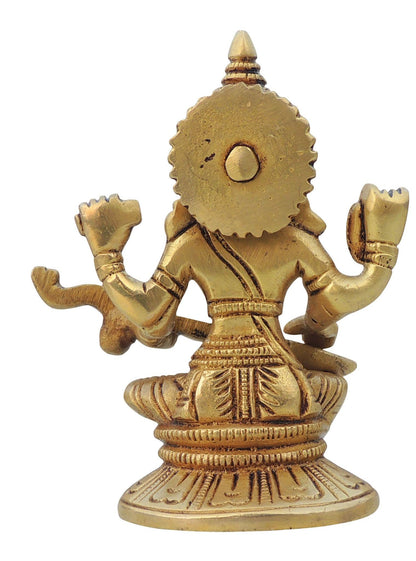 Brass Showpiece Saraswati Ji God Idol Statue  - 2.5*2*4.5 inch (BS1041 S)