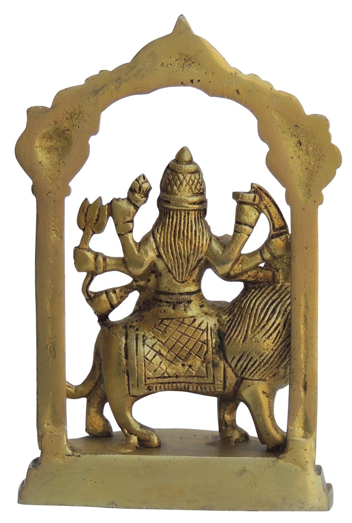 Brass Durga Ji God statue idol - 3.5*1.6*5.5 Inch (BS1044 F)