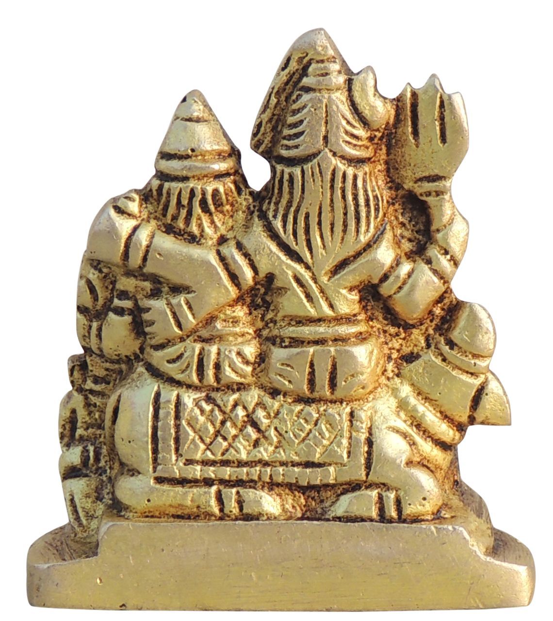Brass Showpiece Shiv Parivar God Idol Statue - 1.3*0.6*1.5 Inch (BS1045 A)