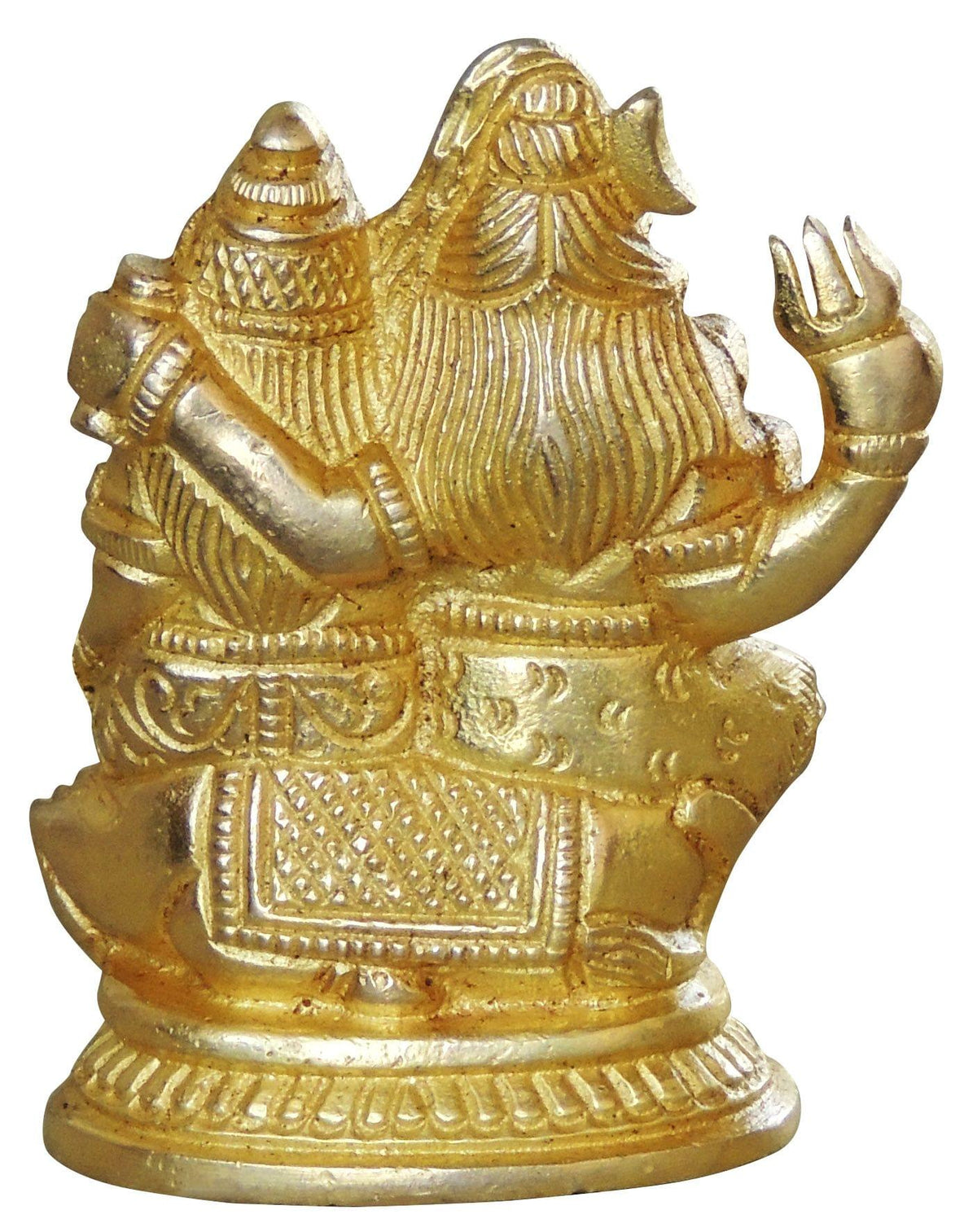 Brass Showpiece Shiv Parivar Idol Statue  - 2*1*2.5 inch (BS1045 D)