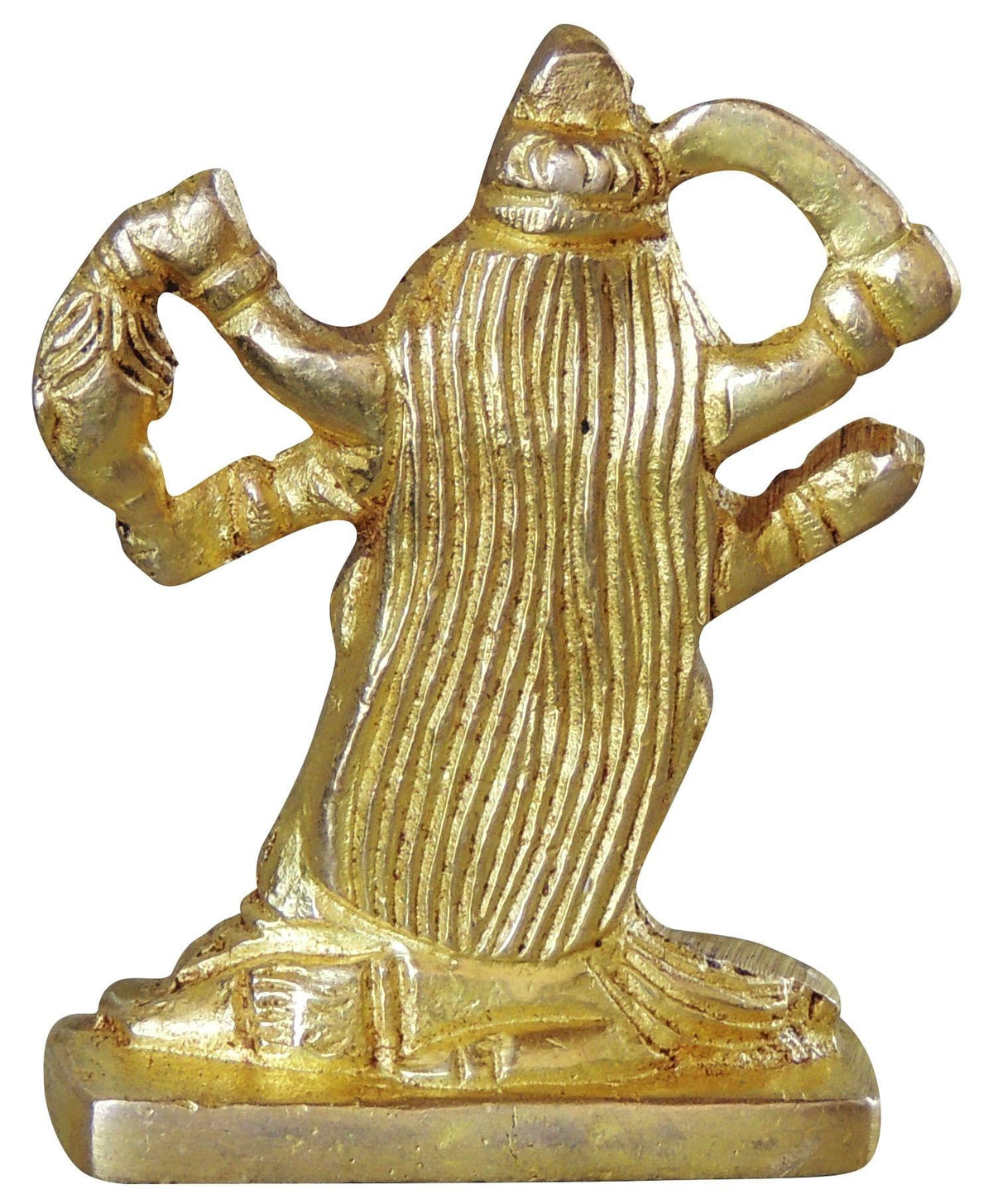 Brass Showpiece Kali Maa God Idol Statue  - 2*1*2.5 inch (BS1049 C)
